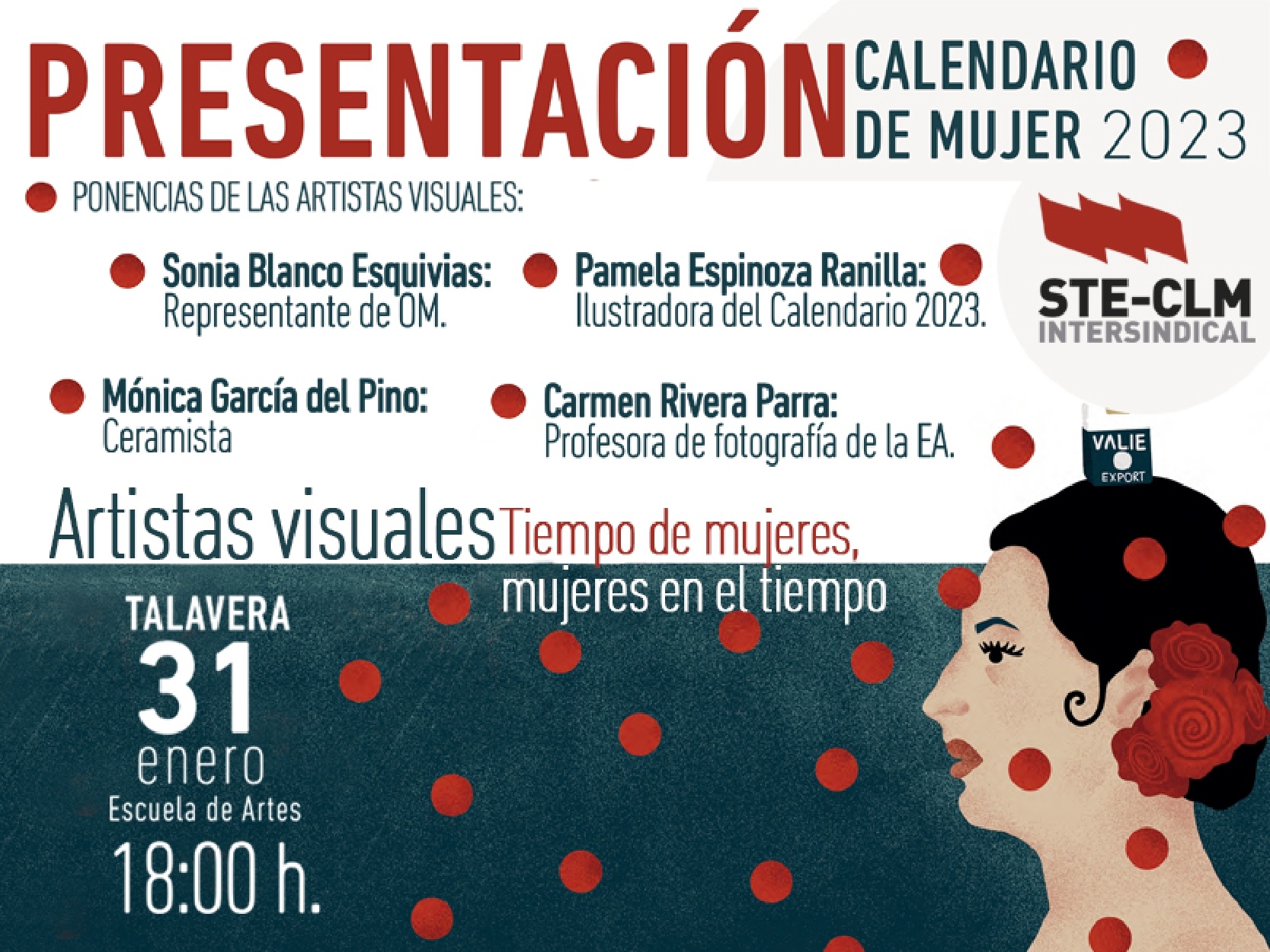 PRESENTACIÓN CALENDARIO DE MUJER 2023: Talavera de la Reina-Escuela de Artes (Miércoles 31-E, 18 h)