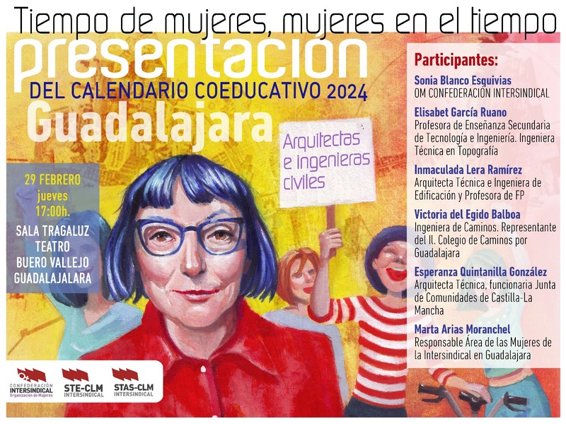 CALENDARIO DE MUJER 2024: Presentación en Guadalajara (Jueves 29-F, 17 H)
