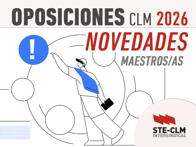 OPOSICIONES CLM 2026: Listados provisionales admitidos y excluidos (Reclamación, Devolución y Pago de tasas: Hasta 7 abril)