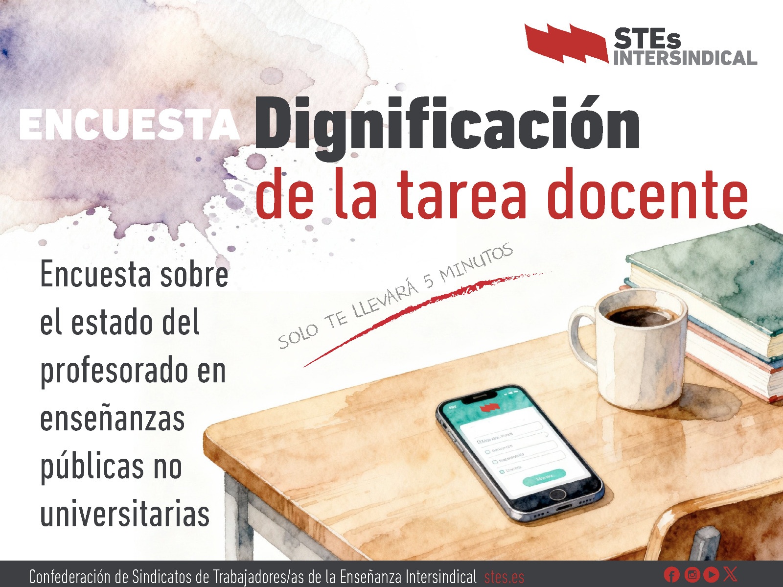 ¡RELLENA LA ENCUESTA! Dignificación de la tarea docente